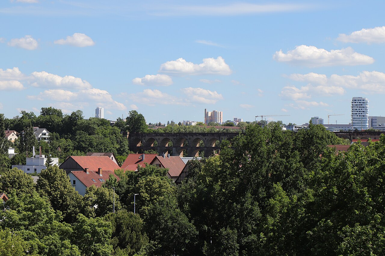 Eisenbahnviadukt in Bietigheim-Bissingen