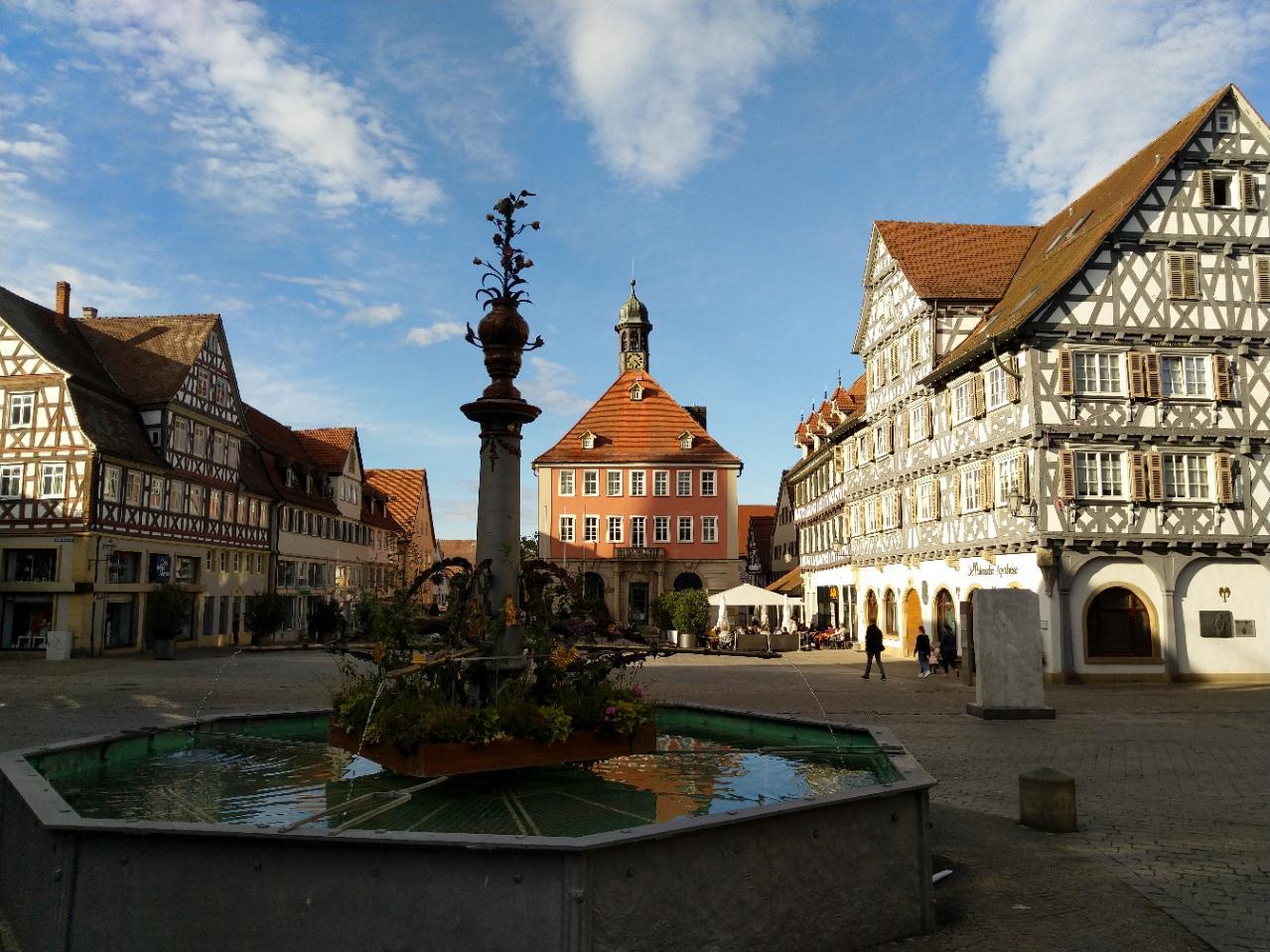 Brunnen am Marktplatz Schorndorf